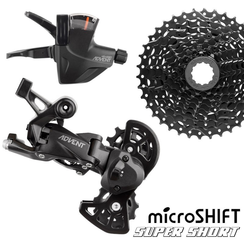 Microshift ADVENT 9s セット microSHIFT ADVENT Drop Bar Shifter Set - 1 x 9 Speed | REI Co-op