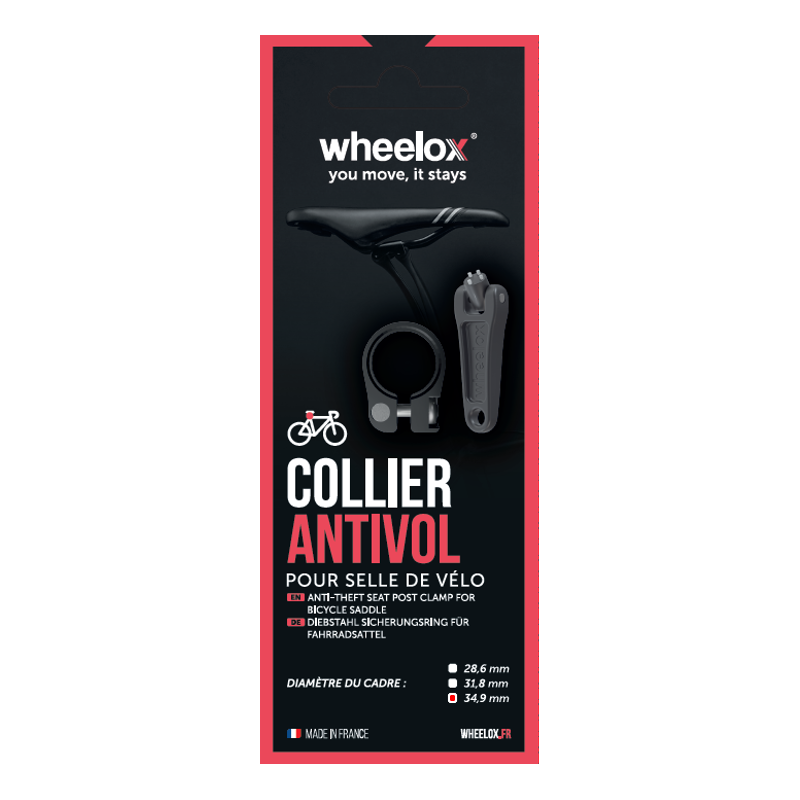 COLLIER ANTIVOL WHEELOX Ø34.9